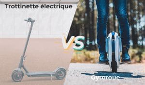 Trottinette électrique vs gyroroue
