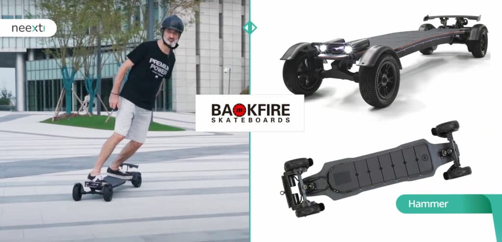Skateboard électrique Backfire Hammer